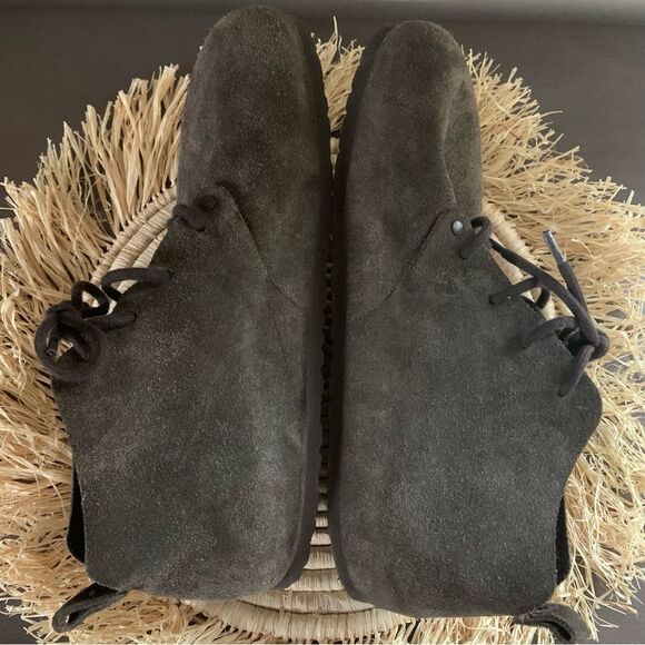 BIRKENSTOCK Dundee Lace Up Chukka Boots Brown Size 42 - Picture 10 of 14